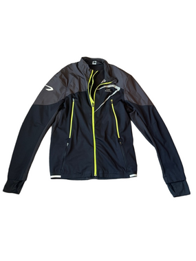 Kalenji Gray Black Cycling Jacket SIZE M